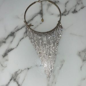 ZARA WATERFALL CHOKER RHINESTONE